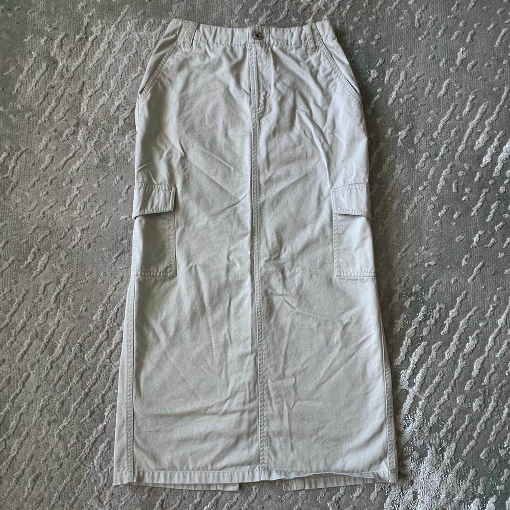 Tommy Hilfiger Khaki Maxi Skirt